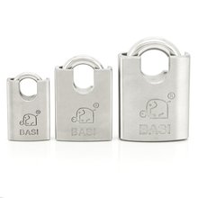 BASI® Vorhängeschloss 50 mm Edelstahl VS 2 Schlüssel Typ 6140-5000