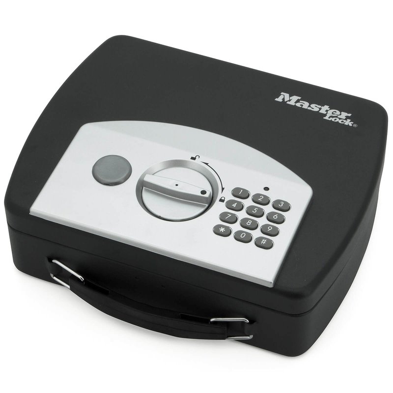 Master Lock Geldkassette mit elektronischem Kombinationsschloss Typ P008EML