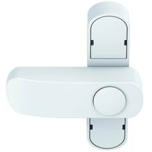 BASI Fenster- und Fenstertrensicherung fr einflgelige Fenster Wei | Braun FS 500