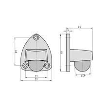BASI Boden-Trstopper Edelstahl TS 22 7704-0022
