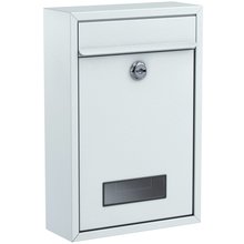 BASI Briefkasten Stahl Schwarz H320xB215xT82 mm BK100 Typ 2170-0200