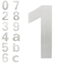 BASI Hausnummern 0-9 a b c Edelstahl HN 150