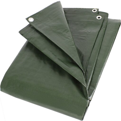 PE - Holzabdeckplane 1,7 x 6 m grün 140g|m² 481706