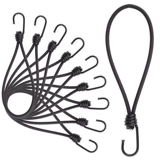 10 Stck Expanderhaken 25 x 0,6 cm schwarz Typ 7035