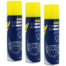 3x Cockpit Reiniger Citron 220 ml Typ 6106