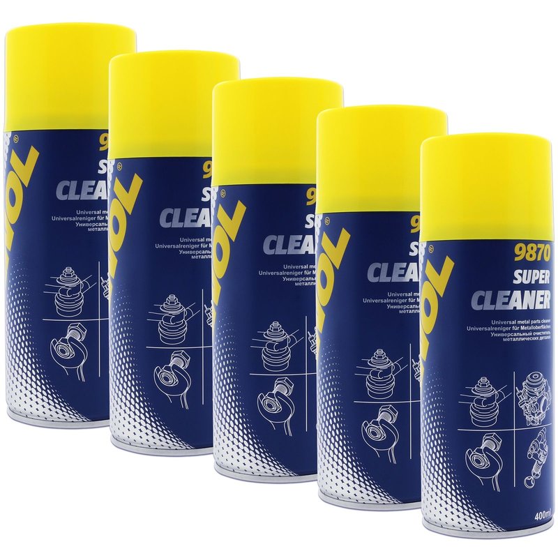 5x Supercleaner 400 ml Typ 9870