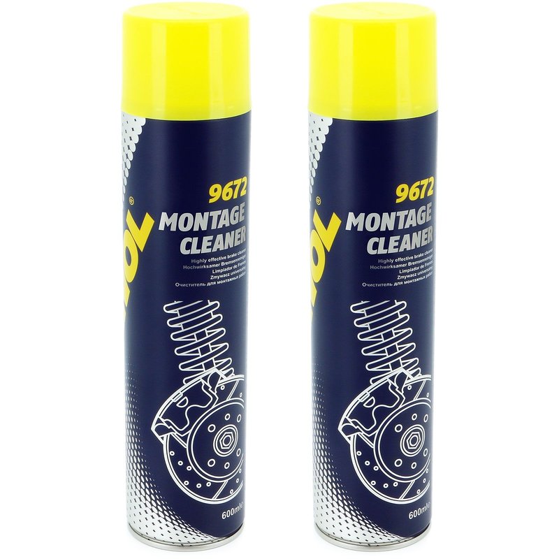 2x Bremsenreiniger Montage Cleaner 600 ml Typ 9672