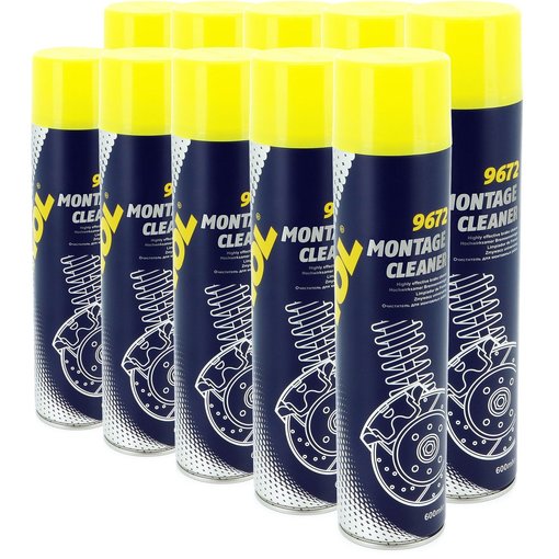 10x Bremsenreiniger Montage Cleaner 600 ml Typ 9672