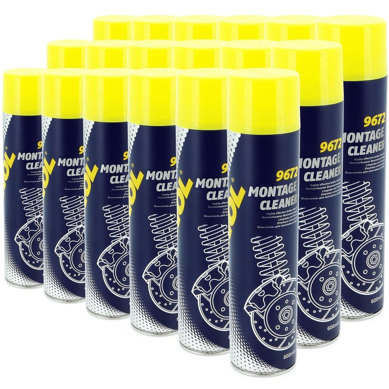 18x Bremsenreiniger Montage Cleaner 600 ml Typ 9672