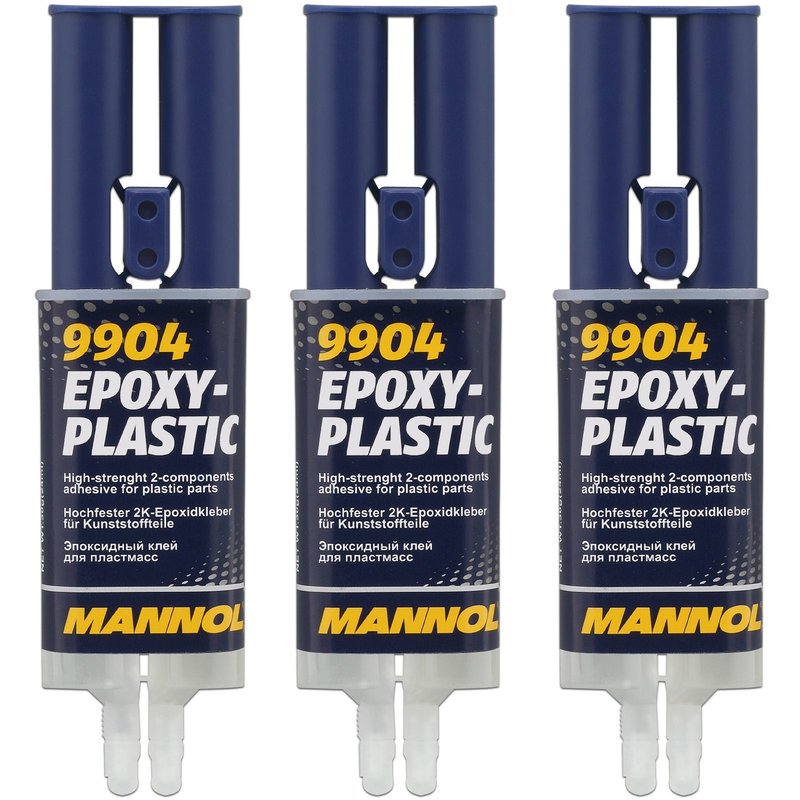 3x 2K-Epoxidkleber fr Kunststoffteile Epoxy-Plastic 30 g Typ 9904