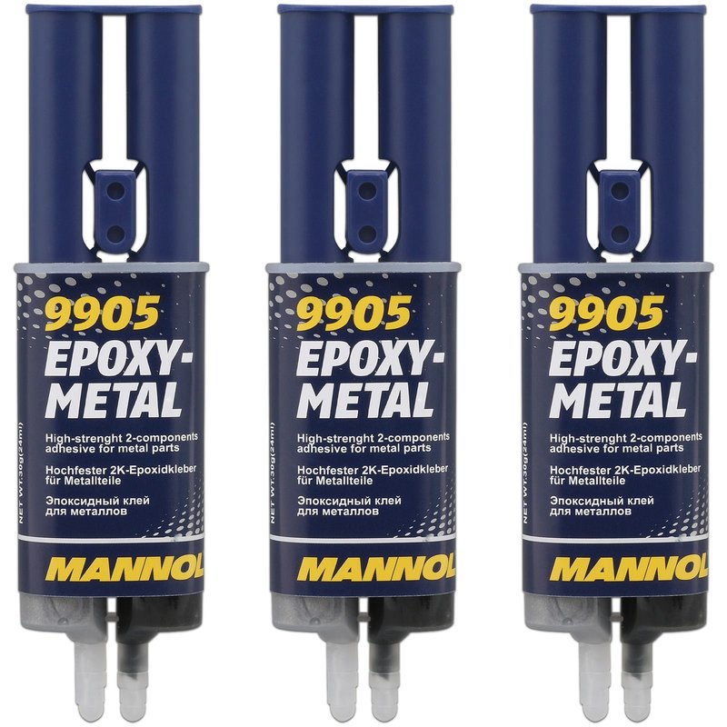 3x 2K-Epoxidkleber fr Metallteile Epoxy-Metal 30 g Typ 9905