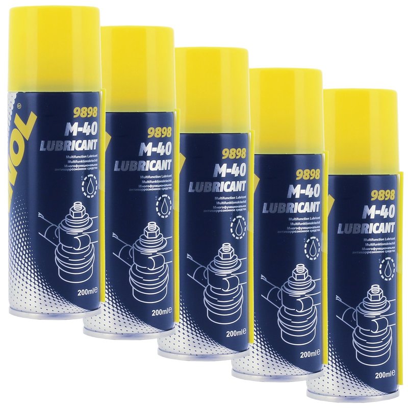 5x Multifunktionskriechl M-40 200 ml Typ 9898