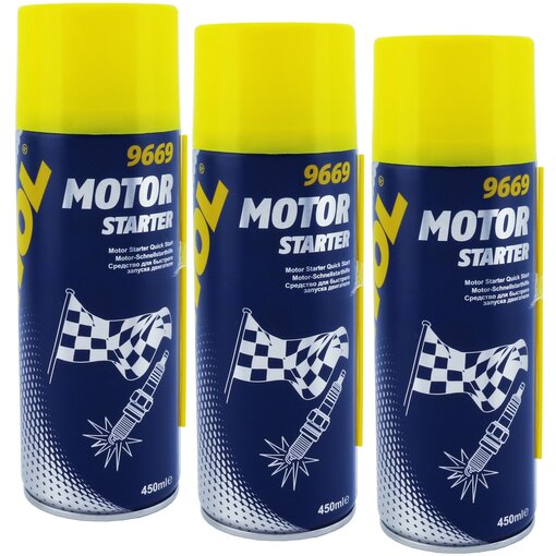 3x Motor Starter 450 ml Typ 9669