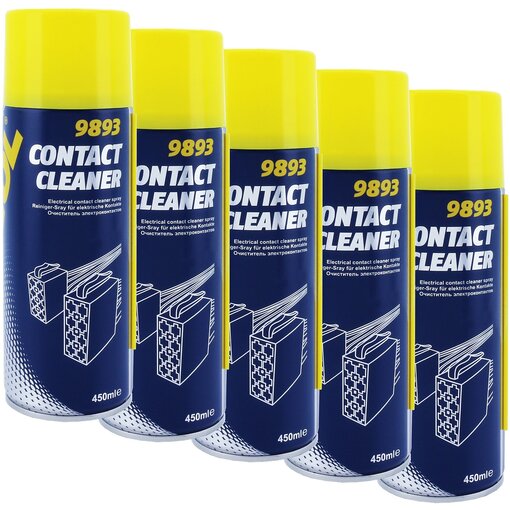 5x Kontaktreiniger 450 ml Typ 9893