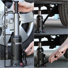 Stempelwagenheber 10 Tonnen 230-460 mm YT-17004