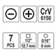 Schlagschrauber 1|2 Zoll mit 6 Bits YT-2801