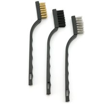 Brsten-Satz 3-teilig Stahl, Messing & Nylon Typ 06963
