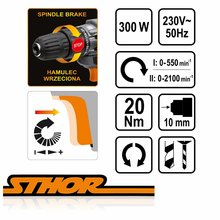 Schraub- und Bohrmaschine 300 Watt Typ 78990