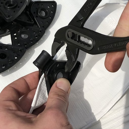 Football Helm Clips Schwarz - Universal Visierbefestigung Für Footballhelme