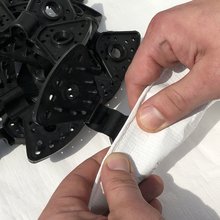 Spezial Kunststoff-Clips schwarz 20 Stck