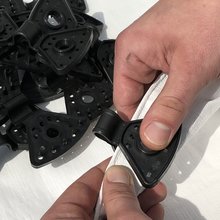 Spezial Kunststoff-Clips schwarz 20 Stck