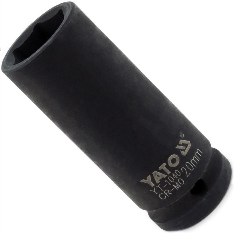 Schlagschraubernuss 1|2 Zoll Lang 20 mm YT-1040