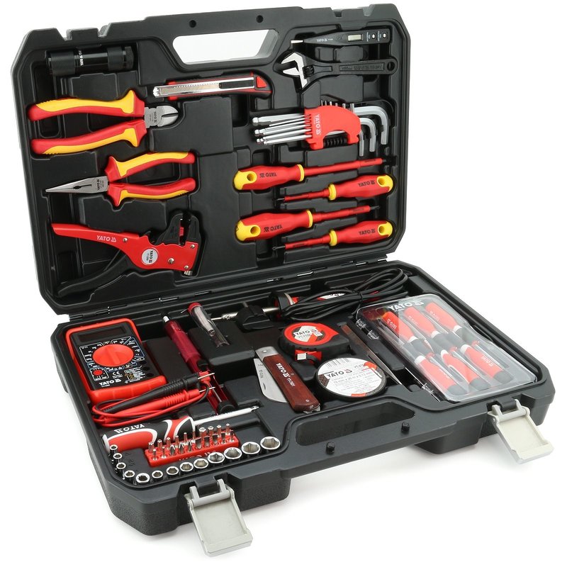 Werkzeug-Set für Elektriker 68-teilig YT-39009