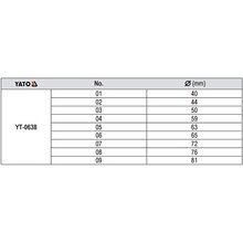 Montagesatz f�r Simmerringe YT-0638 Wellendichtring Einbauwerkzeug