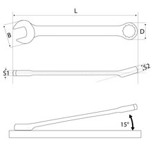 Ring Maul Schlssel 6 - 55 mm YT-0006-0055