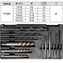 Schraubenausdreherset 12 Teilig YT-0591