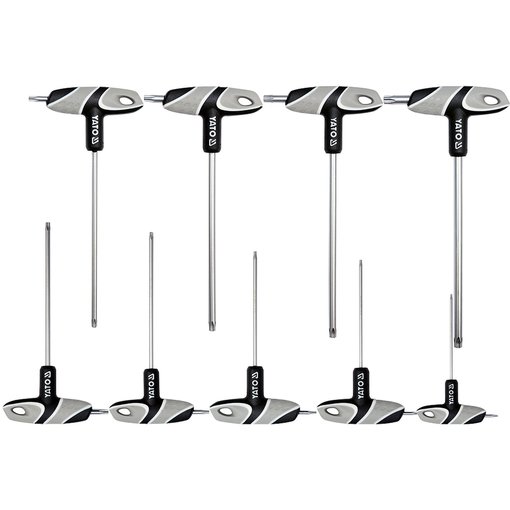 T-Griff Torx-Schlssel-Satz 9-teilig YT-05615