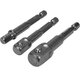 Steckschlüssel Adapter 3 tlg. HEX Schaft 1|2" 1|4?"3|8" YT-04685