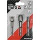 Steckschlüssel Adapter 3 tlg. HEX Schaft 1|2" 1|4?"3|8" YT-04685