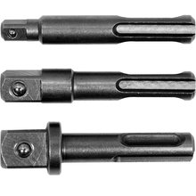 Steckschlüssel Adapter 3 tlg. SDS- Plus Schaft 1|2? 1|4? 3|8? YT-04686
