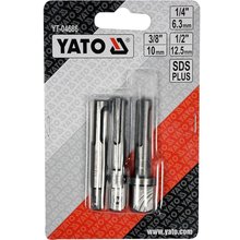 Steckschlssel Adapter 3 tlg. SDS- Plus Schaft 1|2? 1|4? 3|8? YT-04686