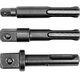 Steckschlüssel Adapter 3 tlg. SDS- Plus Schaft 1|2? 1|4? 3|8? YT-04686