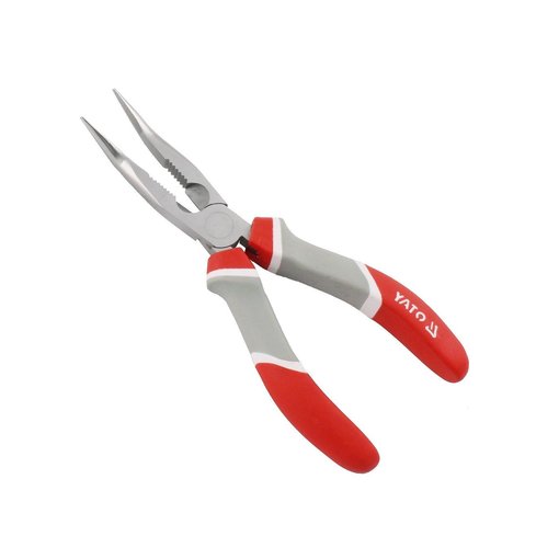 Spitzzange gebogen 200 mm YT-2028