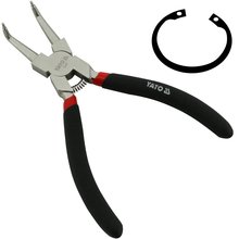 Seegerringzange fr Innenringe gebogen 150 mm YT-2143