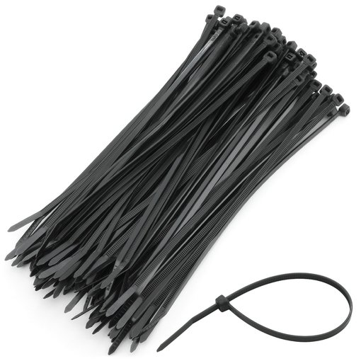 100x Kabelbinder 282 x 4,8 mm schwarz Typ 7045