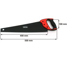 Fuchsschwanz mit PTFE- Beschichtung 450 mm YT-3107