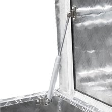 Riffelblech-Box Alu 312 Liter ALUT312 L1272 x B 525 x H 515 mm