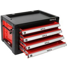 Werkzeugkasten mit 4 Schubladen abschließbar YT-09152
