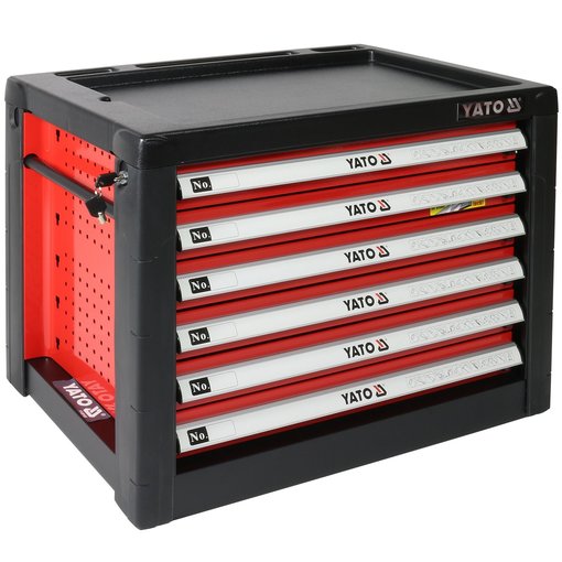 Werkzeugkasten mit 6 Schubladen abschlie�bar YT-09155