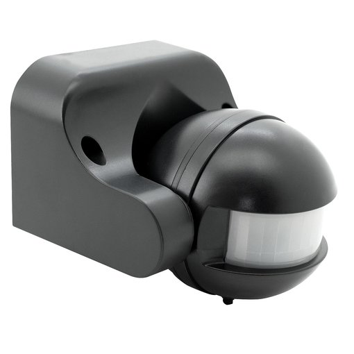 Bewegungsmelder Schwarz IP44 180 12 m Typ 83120