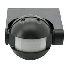 Bewegungsmelder Schwarz IP44 180 12 m Typ 83120