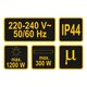 Bewegungsmelder Schwarz IP44 180° 12 m Typ 83120