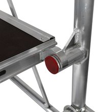 Profi Aluminium-Gerst mit Treppe klappbar 178X74 cm 178SKT