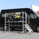 Profi Aluminium-Gerüst mit Treppe klappbar 178X74 cm 178SKT