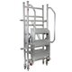 Profi Aluminium-Gerüst mit Treppe klappbar 178X74 cm 178SKT