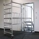 Profi Aluminium-Gerüst mit Treppe klappbar 178X74 cm 178SKT